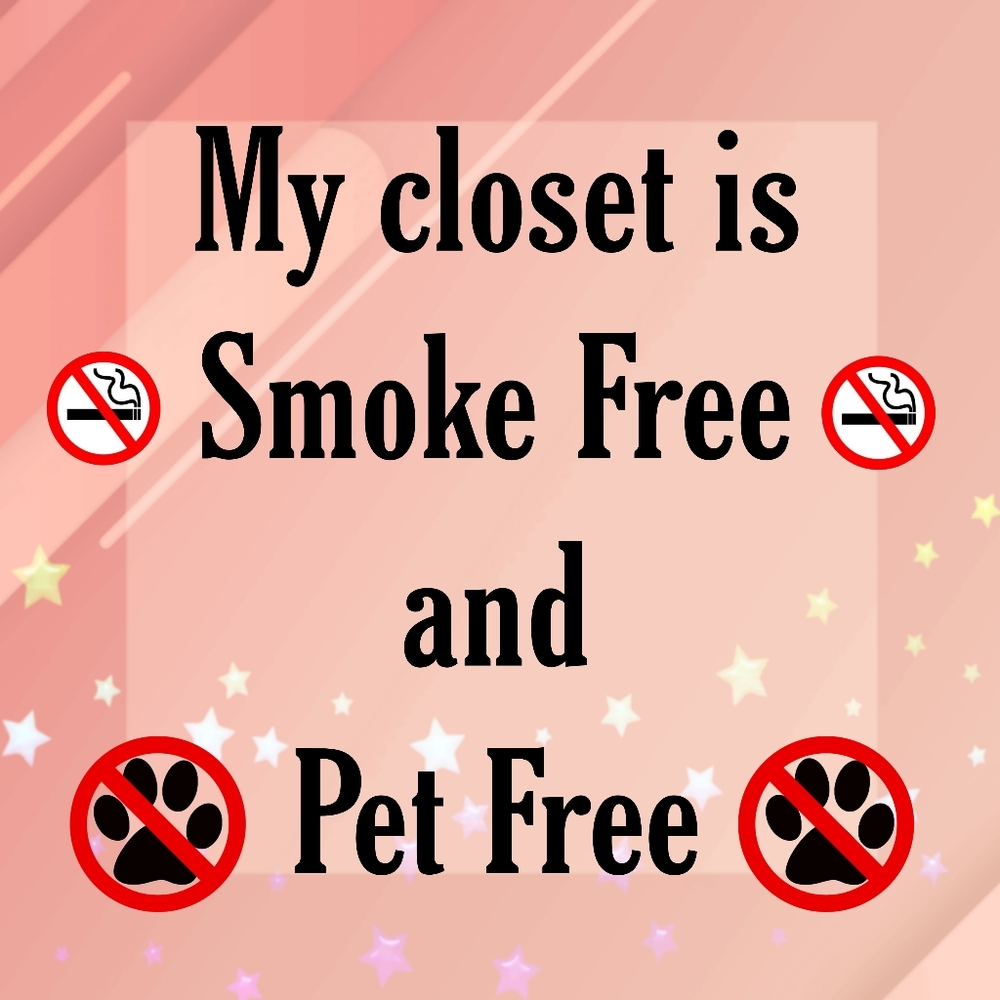 🚭 smoke free and pet free environment 🚭